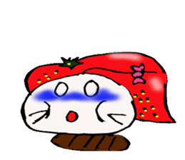 Strawberry Daifuku-chan sticker #3840822