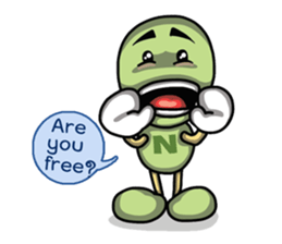 NOOK Doll Action 5 (English) sticker #4400402