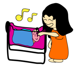 Mother 's life sticker #4527671