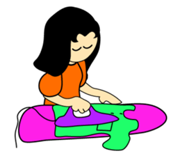 Mother 's life sticker #4527679