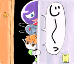 Ailey Is A Little Alien With Friends sticker #5440853