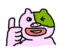 Po-kun piglet. sticker #6371472