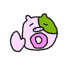 Po-kun piglet. sticker #6371473
