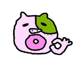 Po-kun piglet. sticker #6371474