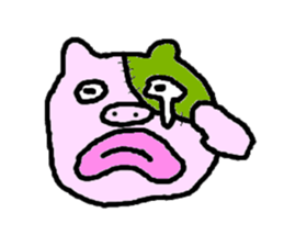 Po-kun piglet. sticker #6371475