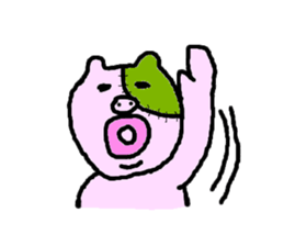 Po-kun piglet. sticker #6371476