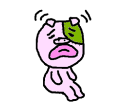 Po-kun piglet. sticker #6371482