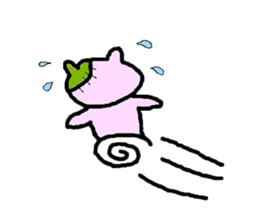 Po-kun piglet. sticker #6371485