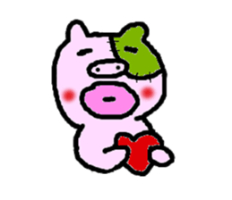 Po-kun piglet. sticker #6371488