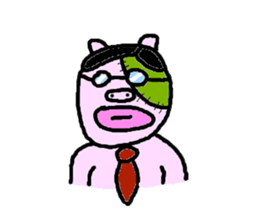 Po-kun piglet. sticker #6371490