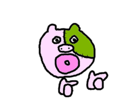 Po-kun piglet. sticker #6371493