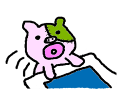 Po-kun piglet. sticker #6371497