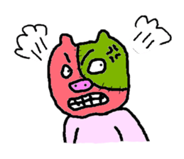 Po-kun piglet. sticker #6371501