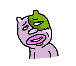 Po-kun piglet. sticker #6371502