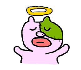 Po-kun piglet. sticker #6371507