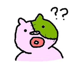 Po-kun piglet. sticker #6371511