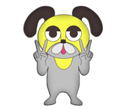 Vulgar Dog-ish guy(EN) sticker #7532154