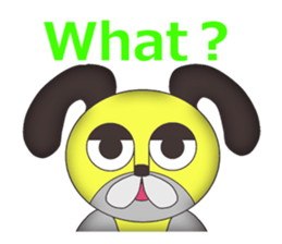 Vulgar Dog-ish guy(EN) sticker #7532155