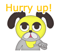 Vulgar Dog-ish guy(EN) sticker #7532165