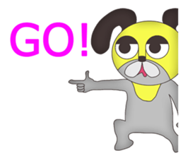 Vulgar Dog-ish guy(EN) sticker #7532174