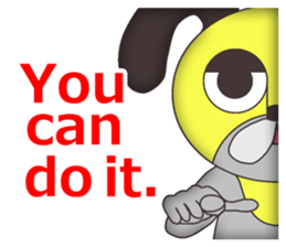 Vulgar Dog-ish guy(EN) sticker #7532184