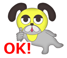 Vulgar Dog-ish guy(EN) sticker #7532186