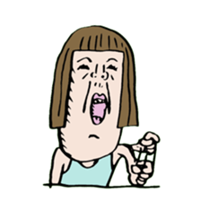 the hottest girl for reply sticker #7542080