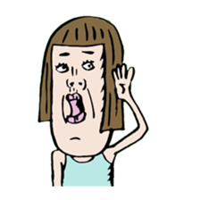 the hottest girl for reply sticker #7542094