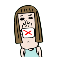 the hottest girl for reply sticker #7542099