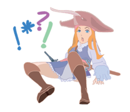 Mary Pirates_W sticker #7562692