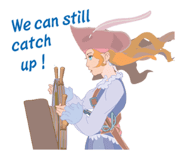 Mary Pirates_W sticker #7562694