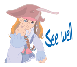 Mary Pirates_W sticker #7562702