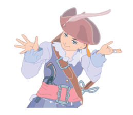 Mary Pirates_W sticker #7562703