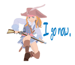 Mary Pirates_W sticker #7562710