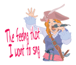 Mary Pirates_W sticker #7562713