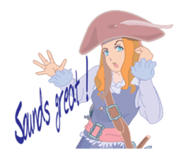 Mary Pirates_W sticker #7562722