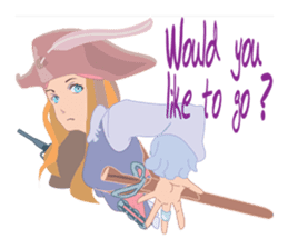 Mary Pirates_W sticker #7562725