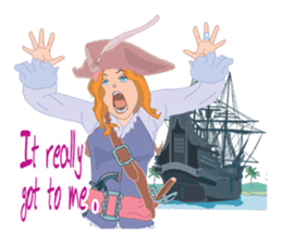 Mary Pirates_W sticker #7562726