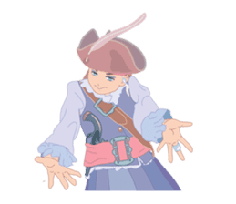 Mary Pirates_W sticker #7562728