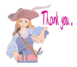 Mary Pirates_W sticker #7562731