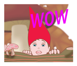 Albert of northern gnome sticker #7687101