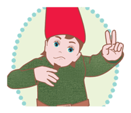 Albert of northern gnome sticker #7687105