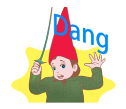 Albert of northern gnome sticker #7687109