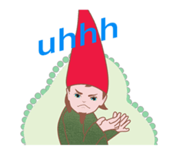 Albert of northern gnome sticker #7687110