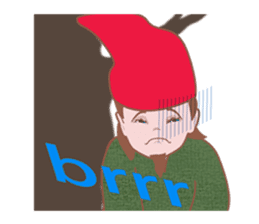 Albert of northern gnome sticker #7687114