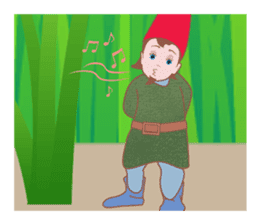 Albert of northern gnome sticker #7687117