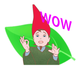 Albert of northern gnome sticker #7687122