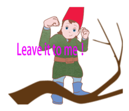 Albert of northern gnome sticker #7687132