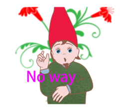 Albert of northern gnome sticker #7687134