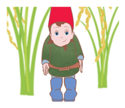 Albert of northern gnome sticker #7687135